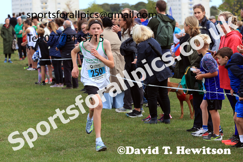 Boys and Girls under-13s, 2025 Farringdon Cross Country Relays, Sunderland. Photo: David T. Hewitson/Sports for All Pics
